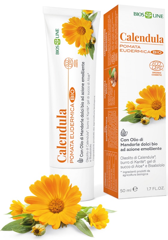 BIOSLINE CALENDULA POMATA EUDERMICA BIO 50 ML - latuafarmacia.org