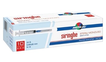 SIRINGA PER VENIPUNTURA MASTER-AID 10 ML GAUGE 21 10 PEZZI - latuafarmacia.org
