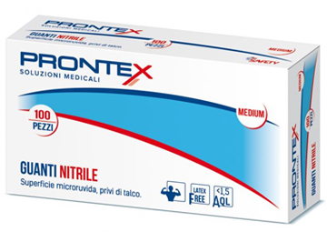 PRONTEX GUANTO IN NITRILE SENZA POLVERE PICCOLO 6/7 100 PEZZI - latuafarmacia.org