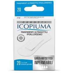 ICOPIUMA CEROTTO TRASPARENTE GRANDE 20 PEZZI - latuafarmacia.org