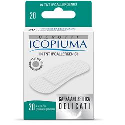 ICOPIUMA CEROTTO IN TESSUTO NON TESSUTO GRANDE 20 PEZZI - latuafarmacia.org