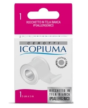 ICOPIUMA CEROTTO IN ROCCHETTO BIANCO CM 5X500 CM - latuafarmacia.org