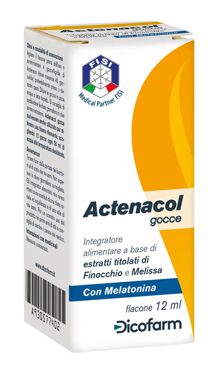 ACTENACOL GOCCE 12 ML CON MELATONINA - latuafarmacia.org