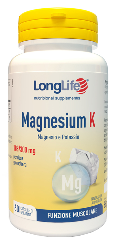 LONGLIFE MAGNESIUM K 60 CAPSULE - latuafarmacia.org