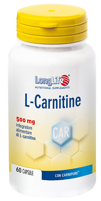 LONGLIFE L-CARNITINE 60 CAPSULE DI GELATINA DA 960 MG - latuafarmacia.org
