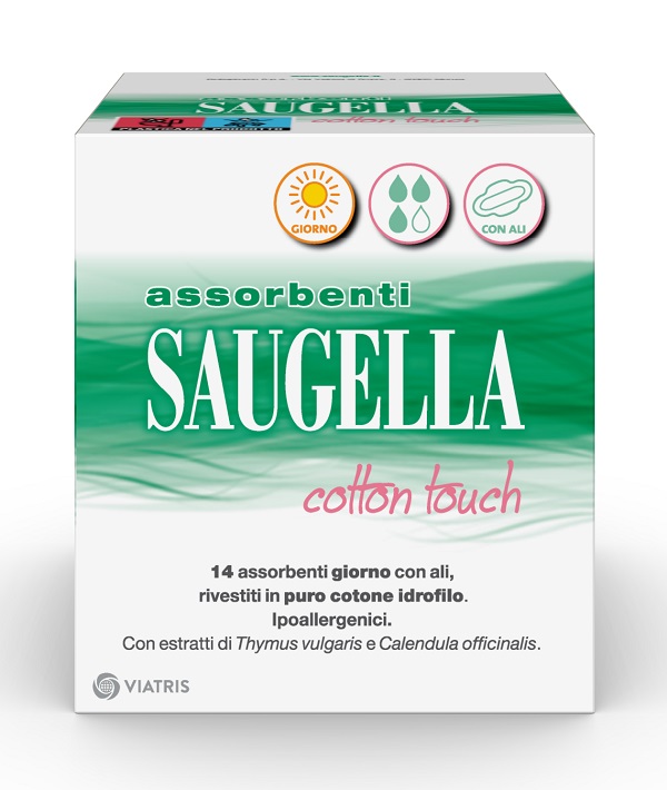 SAUGELLA COTTON TOUCH ASSORBENTI GIORNO 14 PEZZI TAGLIO PREZZO - latuafarmacia.org