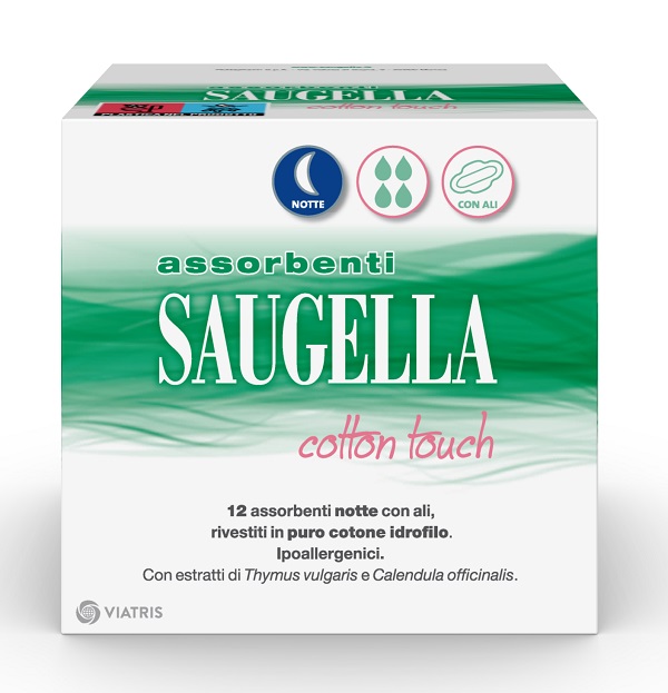SAUGELLA COTTON TOUCH ASSORBENTI NOTTE 12 PEZZI TAGLIO PREZZO - latuafarmacia.org