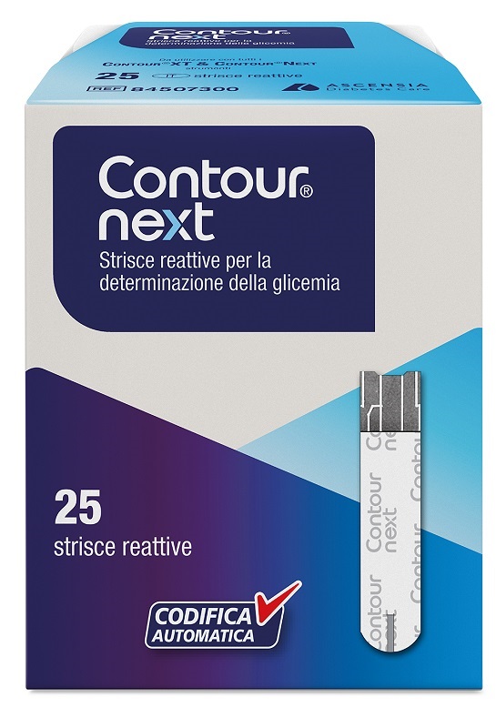 STRISCE MISURAZIONE GLICEMIA CONTOUR NEXT 25 PEZZI - latuafarmacia.org