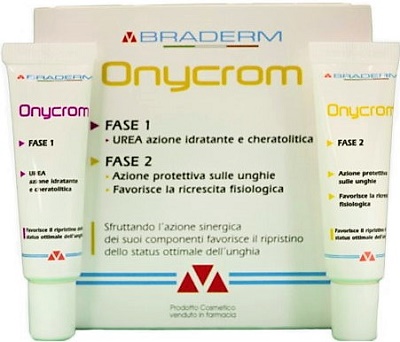 ONYCROM GEL 15+15 ML BRADERM - latuafarmacia.org
