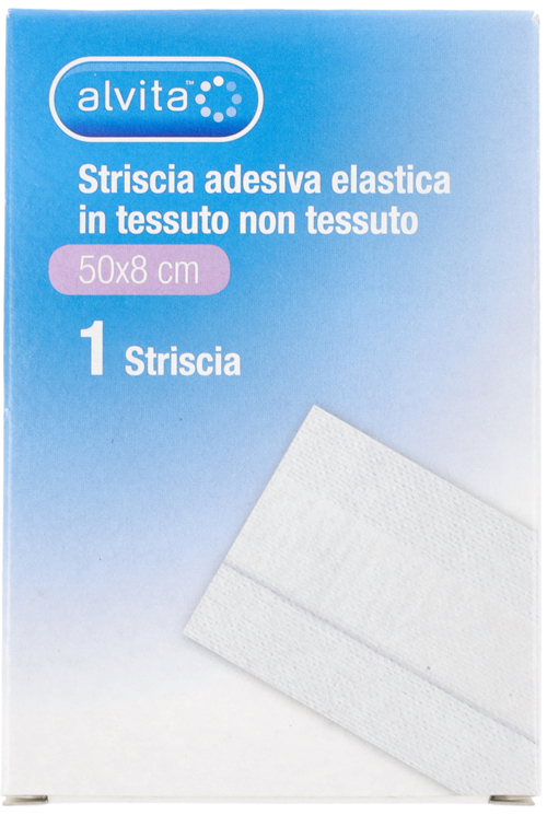 STRISCIA ADESIVA ELASTICA ALVITA TNT 50X8CM - latuafarmacia.org
