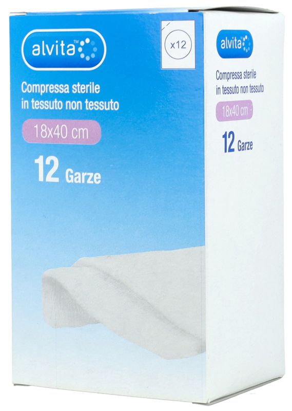 GARZA COMPRESSA TNT 18X40CM 12 PEZZI - latuafarmacia.org