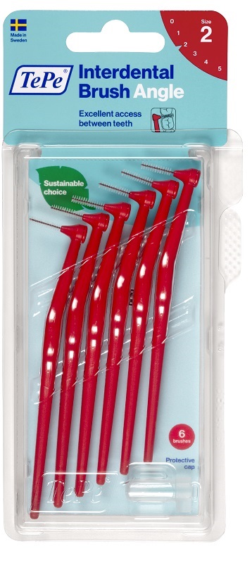 TEPE ANGLE SCOVOLINO ROSSO 0,5MM 6 PEZZI - latuafarmacia.org