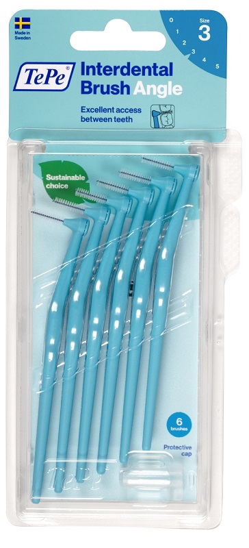 TEPE ANGLE SCOVOLINO BLU 0,6MM 6 PEZZI - latuafarmacia.org