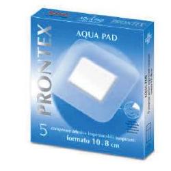 GARZA COMPRESSA PRONTEX AQUA PAD 10X8CM 5 PEZZI - latuafarmacia.org