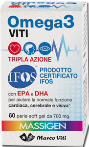 OMEGA3 VITI TRIPLA AZIONE 60 PERLE - latuafarmacia.org
