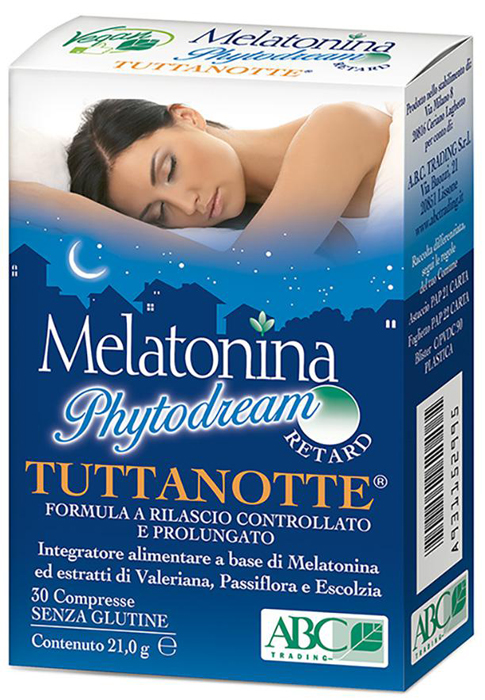 MELATONINA PHYTODREAM TUTTANOTTE RETARD 30 COMPRESSE - latuafarmacia.org