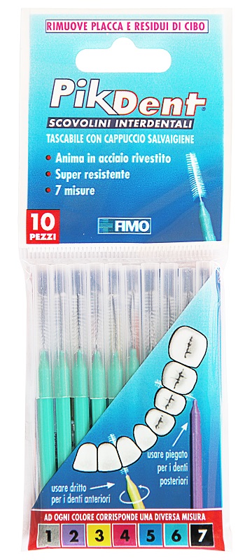 PIKDENT STUZZICOLINO 6 VERDE 10 PEZZI - latuafarmacia.org