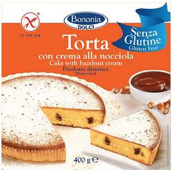 BONONIA TORTA ALLA CREMA DI NOCCIOLA SENZA GLUTINE 400 G - latuafarmacia.org