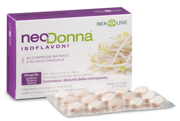 BIOSLINE NEODONNA ISOFLAVONI BISTRATO 30 COMPRESSE - latuafarmacia.org