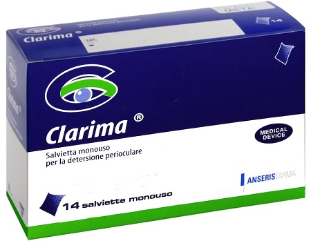 SALVIETTA PERIOCULARE CLARIMA 14 PEZZI - latuafarmacia.org