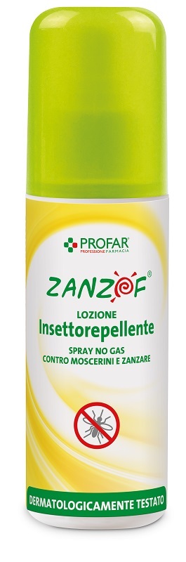 ZANZOF LOZIONE INSETTOREPELLENTE SPRAY DEET 9% 100 ML PROFAR - latuafarmacia.org