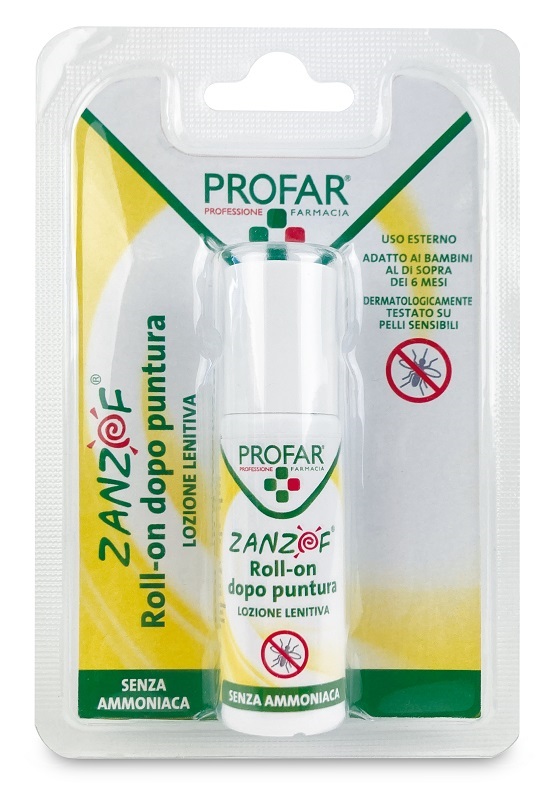 ZANZOF LOZIONE POST PUNTURA SENZA AMMONIACA ROLL-ON 20 ML PROFAR - latuafarmacia.org