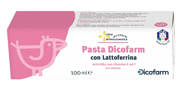 DICOFARM PASTA CON LATTOFERRINA PELLI DELICATE 100 ML - latuafarmacia.org