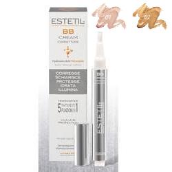 ESTETIL BB CREAM CORRETTORE ILLUMINANTE BORSE E OCCHIAIE 2 PENNA 2,5ML - latuafarmacia.org