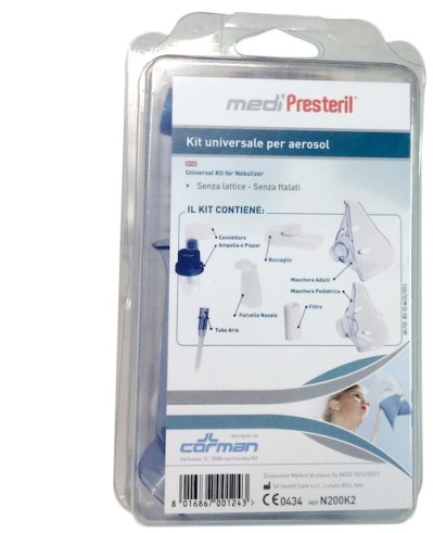 KIT NEBULIZZAZIONE MEDIPRESTERIL UNIVERSALE - latuafarmacia.org