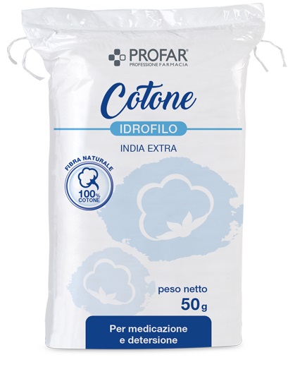 COTONE IDROFILO PROFAR INDIA EXTRA 50G - latuafarmacia.org