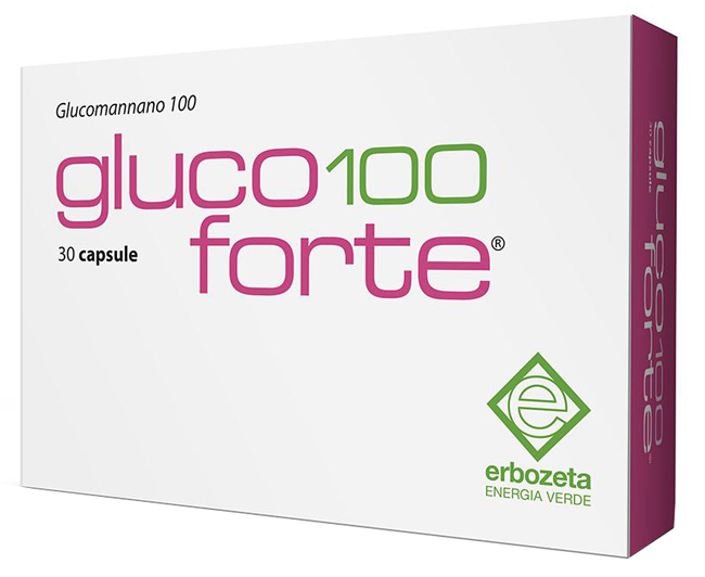 GLUCO 100 FORTE GLUCOMANNANO 100 30 CAPSULE DA 900 MG - latuafarmacia.org