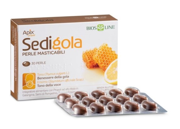SEDIGOLA PERLE MASTICABILI 30 PERLE - latuafarmacia.org