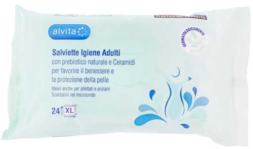 ALVITA SALVIETTE IGIENE ADULTI 24 PEZZI - latuafarmacia.org
