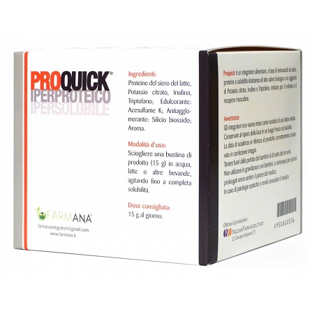 PROQUICK POLVERE INTEGRATORE ALIMENTARE 315G - latuafarmacia.org