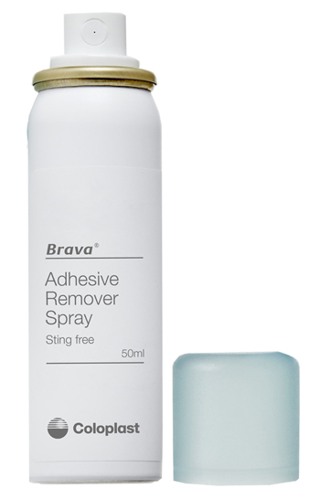 BRAVA SPRAY REMOVER PER DISTACCO DOLCE ADESIVI E DISPOSITIVI PER STOMIA 50 ML - latuafarmacia.org