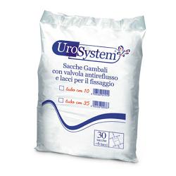 SACCA DI DRENAGGIO DA GAMBA PER INCONTINENZA UROSYSTEM TUBO 10 CM 30 PEZZI - latuafarmacia.org