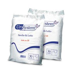 SACCA DI DRENAGGIO DA LETTO PER INCONTINENZA UROSYSTEM TUBO 130 CM SENZA SCARICO 30 PEZZI - latuafarmacia.org