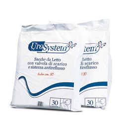 SACCA DI DRENAGGIO DA LETTO PER INCONTINENZA UROSYSTEM TUBO 130 CM CON SCARICO 30 PEZZI - latuafarmacia.org
