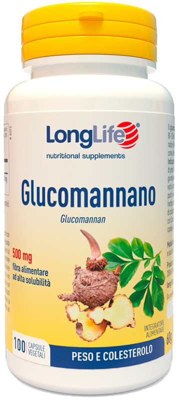 LONGLIFE GLUCOMANNANO 100 CAPSULE VEGETALI - latuafarmacia.org