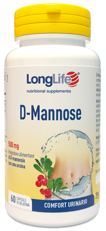 LONGLIFE D-MANNOSE 60 CAPSULE - latuafarmacia.org