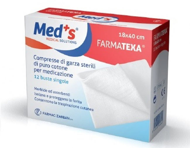 GARZA COMPRESSA MEDS 12/12 18X40CM 12 PEZZI - latuafarmacia.org