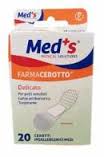CEROTTO MEDS STRIP DELICATO TESSUTO NON TESSUTO MEDIO 20 PEZZI - latuafarmacia.org