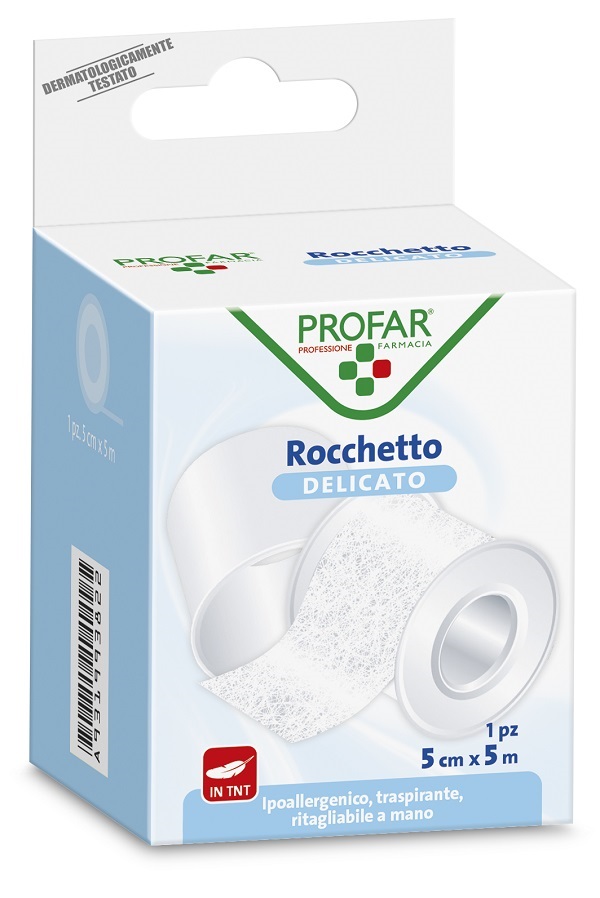 CEROTTO ROCCHETTO TESSUTO NON TESSUTO DELICATO CM 5X5 M PROFAR - latuafarmacia.org