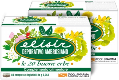 ELISIR DEPURATIVO AMBROSIANO 80 COMPRESSE 21,20 G - latuafarmacia.org