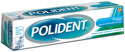 POLIDENT FREE ADESIVO PER PROTESI DENTARIA 40 G - latuafarmacia.org