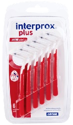 INTERPROX PLUS MINICONICO ROSSO 6 PEZZI - latuafarmacia.org