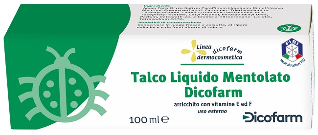DICOFARM TALCO LIQUIDO MENTOLATO 100 ML - latuafarmacia.org