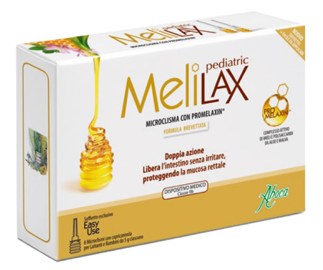 MELILAX PEDIATRIC MICROCLISMI 6 PEZZI 5 G - latuafarmacia.org