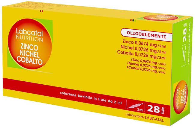 LABCATAL NUTRITION ZINCO/NICHEL/COBALTO 28 FIALE 2 ML - latuafarmacia.org