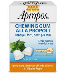 APROPOS CHEWINGUM PROPOLI 25 G - latuafarmacia.org